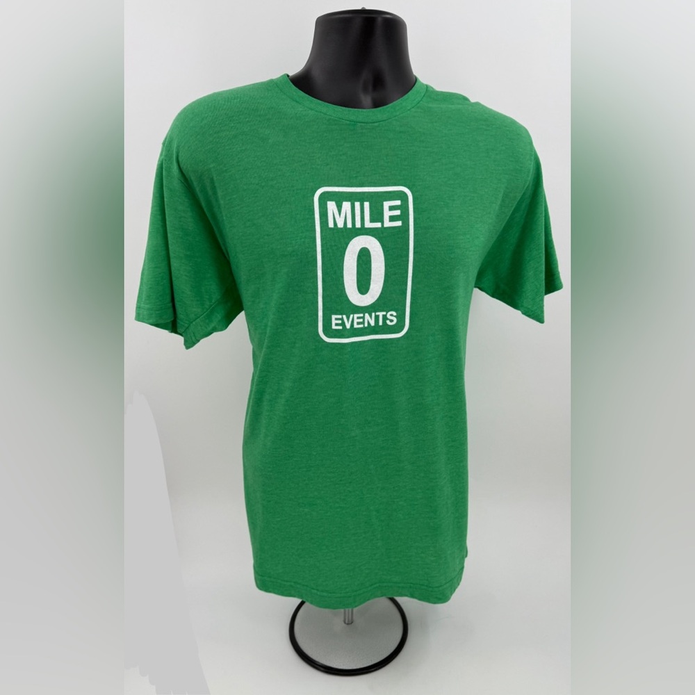 Key West Mile 0 Events Conch Crew Local Men's‎ Short Sleeve T-Shirt Large Green